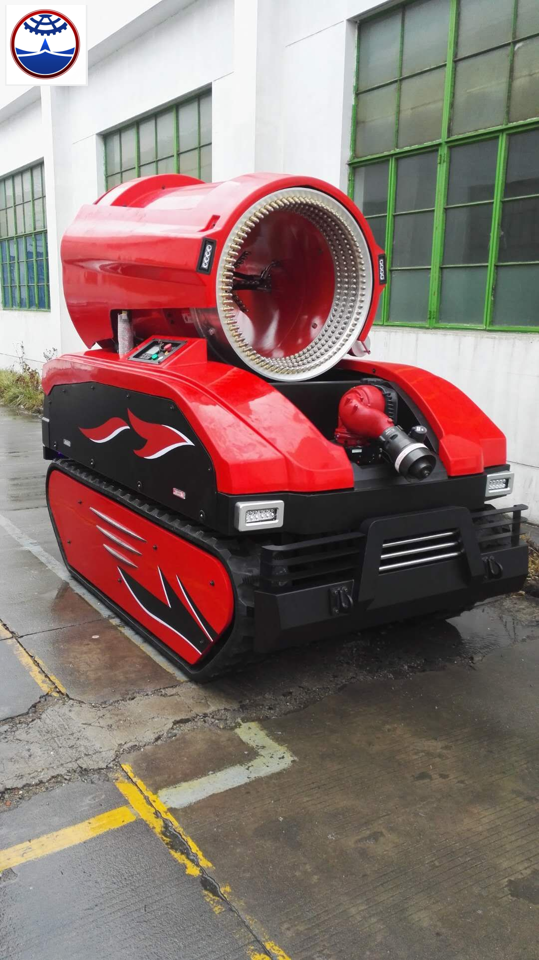 RXR-YM150000D Rauchabzugs-Feuerlöschroboter für Dieselmotoren